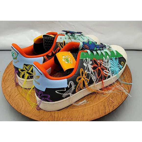 Adidas Sean Wotherspoon x Superstar \'Super Earth - Black Men\'s Sz 11 NEW #GX3823 main image 9